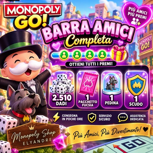 Monopoly barra amici - monopoly,